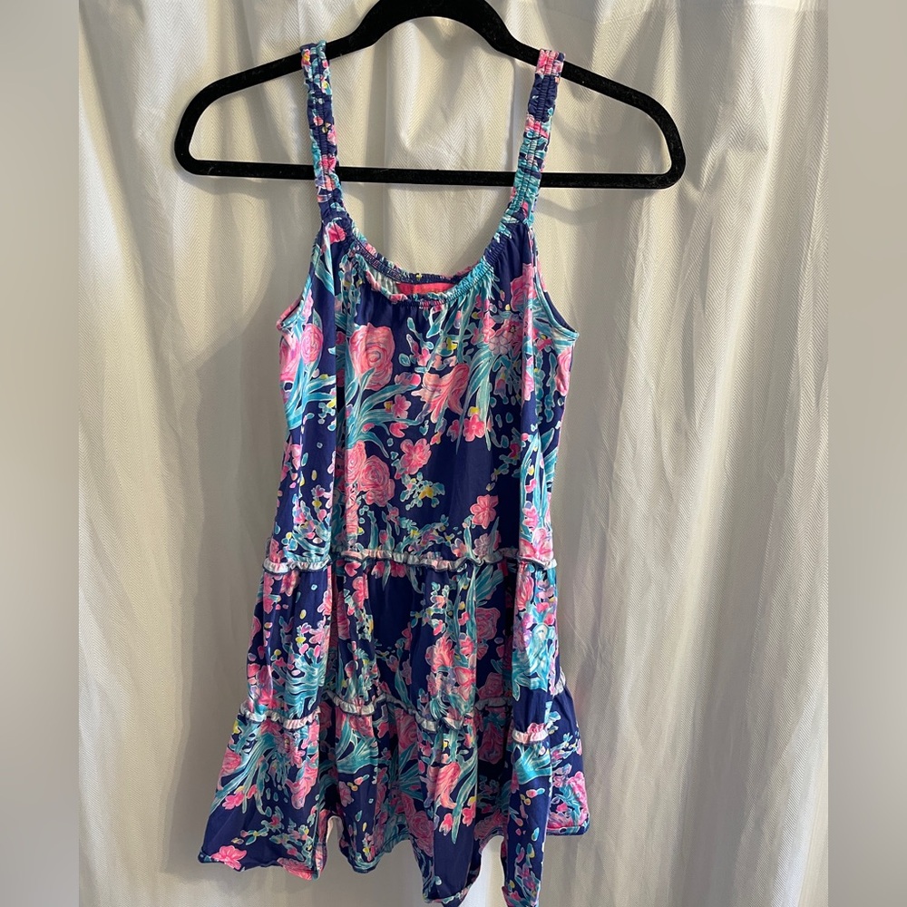 Lilly Pulitzer Pink and Blue Floral Top